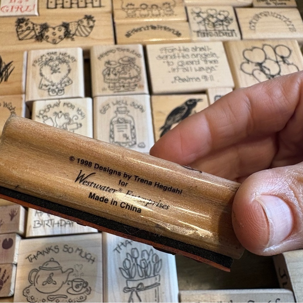 Vintage Rubber Stamps Crafting Scrapbook Crafts D.O.T.S USA 1990’s Y2K - Picture 9 of 15